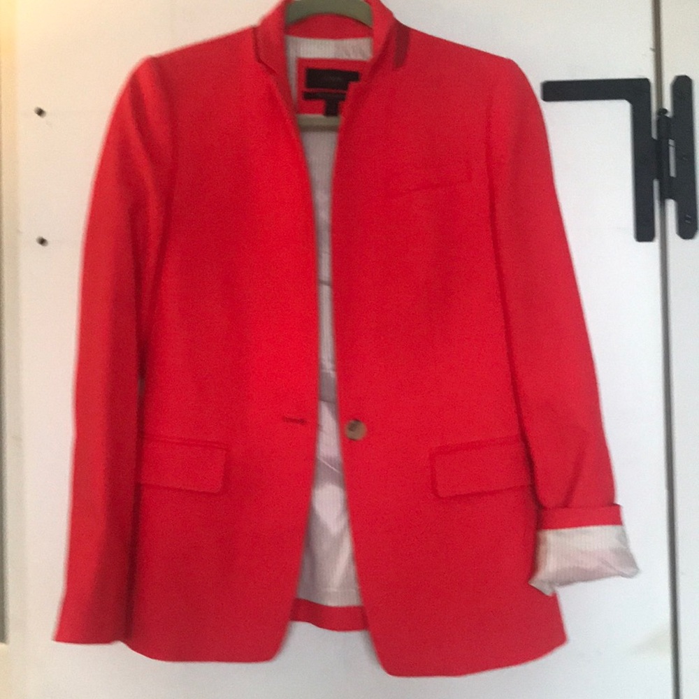 J Crew blazer. Bright red
